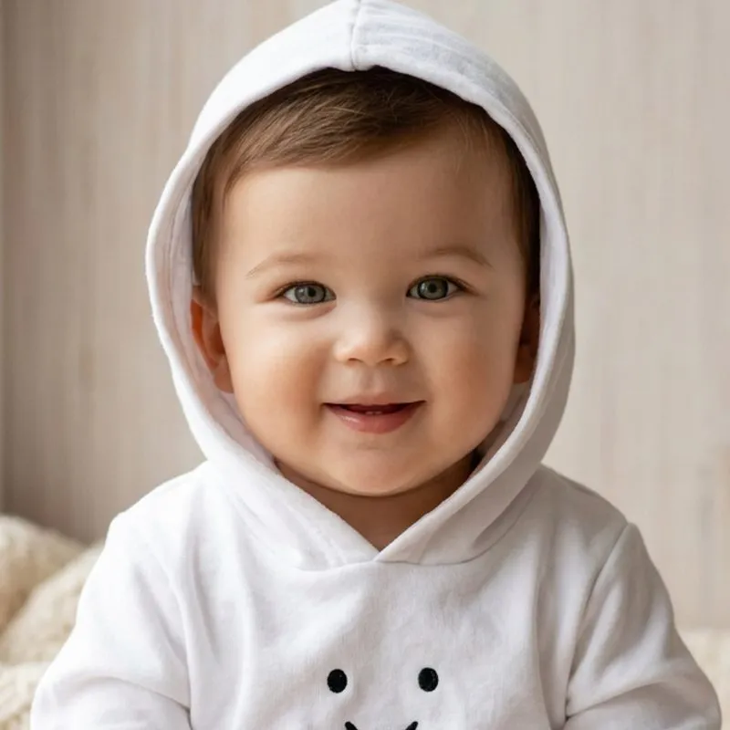 The same baby in the Little Ghost style, made with BabyWish